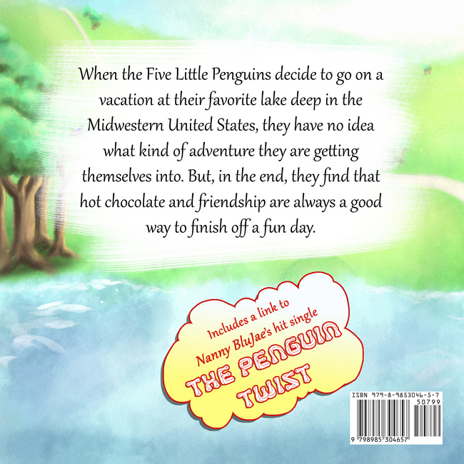 Five Little Penguins - Back Cover